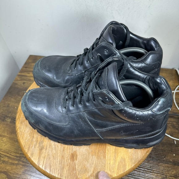 Nike Manoa Leather Triple Black Waterproof Boots 865031-009 Mens 13 main image 6